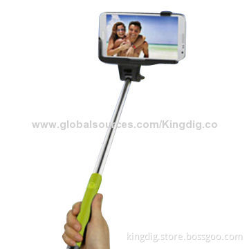 Wireless self camera monopod for iOS and android cellphone